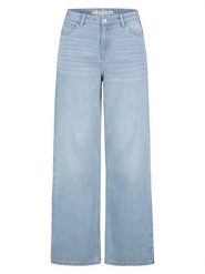 Sublevel Dżinsy - Comfort fit - w kolorze błękitnym rozmiar: XL. Niebieskie jeansy Sublevel, xl, z aplikacjami, z bawełny, klasyczne, z podwyższonym stanem. Za 156.61 zł.