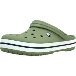 Chodaki Klapki Unisex Crocband 11016 Clog 39-40. Białe klapki Crocs, bez wzorów, z materiału, bez obcasa, bez zapięcia. Za 289.99 zł.