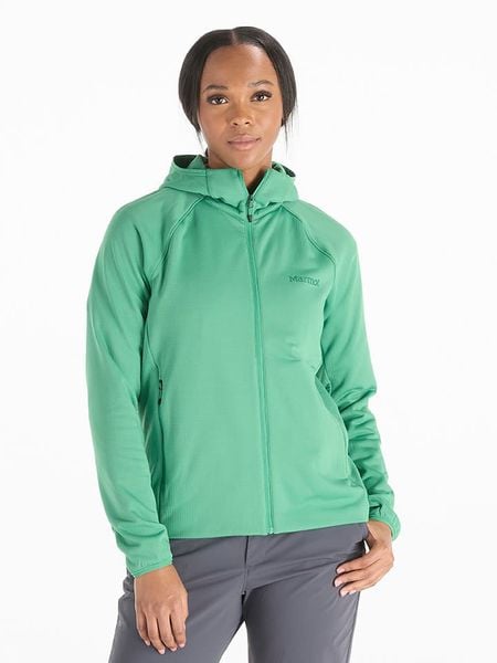 Marmot Kurtka polarowa "Leconte" w kolorze zielonym rozmiar: M. Zielone kurtki Marmot, m, bez wzorów, z polaru, bez kaptura. Za 242.45 zł.