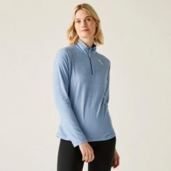 Polar turystyczny damski Regatta Montes z kapturem. Niebieskie bluzy z polaru Regatta, bez wzorów, z polaru, trekkingowe. Za 160.50 zł.