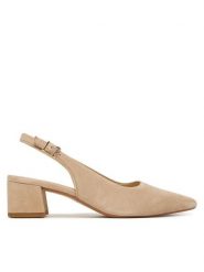 Vagabond Shoemakers Czółenka Marta 5928-140-11 Écru. Białe czółenka Vagabond Shoemakers, bez wzorów, ze skóry, bez obcasa, bez zapięcia. Za 539.99 zł.