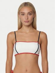 Tommy Hilfiger Góra od bikini UW0UW06373 Écru. Bikini Tommy Hilfiger, bez wzorów, z syntetyku. Za 209.99 zł.