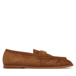 Mokasyny PINKO. Brązowe mokasyny Pinko, bez wzorów. Za 1,059.00 zł.