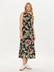 ONLY Sukienka letnia Nova 15233752 Czarny Regular Fit. Czarne sukienki ONLY, s, bez wzorów, z wiskozy, bez kołnierzyka, bez ramiączek. Za 109.99 zł.