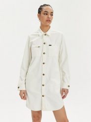 Lee Sukienka jeansowa Unionall 112349527 Écru Regular Fit. Sukienki Lee, s, bez wzorów, z bawełny, bez kołnierzyka, bez ramiączek. Za 259.99 zł.