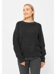 Bench Sweter "Georgiana" w kolorze czarnym rozmiar: 42. Czarne swetry Bench, bez wzorów, ze splotem, bez ramiączek. Za 99.33 zł.