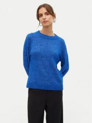 Vero Moda Sweter Filuca 10298674 Niebieski Regular Fit. Niebieskie swetry Vero Moda, l, bez wzorów, z syntetyku, bez ramiączek. Za 59.99 zł.