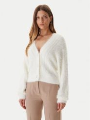 Guess Kardigan W5BR0D Z3BH0 Écru Relaxed Fit. Swetry Guess, m, z aplikacjami, z syntetyku, bez ramiączek. Za 479.99 zł.