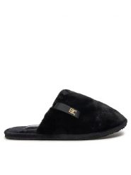 Tommy Hilfiger Kapcie Trenerzy Confort Home FW0FW08138 Czarny. Czarne kapcie Tommy Hilfiger, bez wzorów, z materiału. Za 129.99 zł.