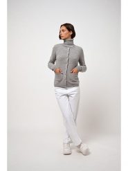 AUTHENTIC CASHMERE Kaszmirowy kardigan "Caron" w kolorze szarym rozmiar: L. Szare swetry AUTHENTIC CASHMERE, l, bez wzorów, z kaszmiru, bez ramiączek. Za 286.16 zł.