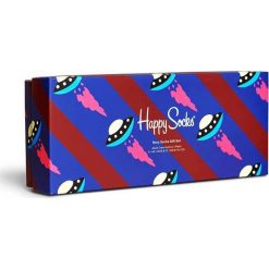 Happy Socks skarpetki 4-Pack damskie. Skarpetki Happy Socks, bez wzorów. W wyprzedaży za 104.99 zł.