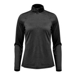 Damski Sweter Milano Quarter Zip Pullover. Czarne swetry STORMTECH, xs, bez wzorów, bez ramiączek. Za 221.99 zł.