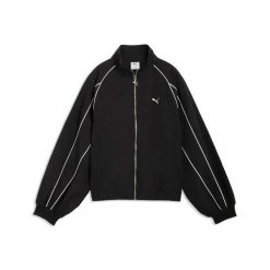 Damska bluza dresowa Puma. Czarne bluzy bez kaptura Puma, xs, bez wzorów, z dresówki, bez kaptura, do biegania. Za 345.15 zł.