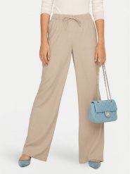 ONLY Spodnie materiałowe Goa 15363676 Beżowy Straight Fit. Brązowe spodnie materiałowe ONLY, bez wzorów, z materiału. Za 169.99 zł.