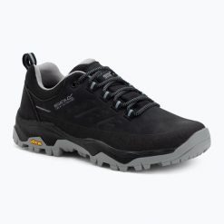 Damskie buty Blake Low. Czarne buty trekkingowe Regatta, z gumy, bez zapięcia. Za 399.99 zł.