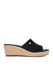 Beverly Hills Polo Club Espadryle EO-R26SS03470 Czarny. Czarne espadryle Beverly Hills Polo Club, bez wzorów, z materiału, bez obcasa. Za 249.99 zł.