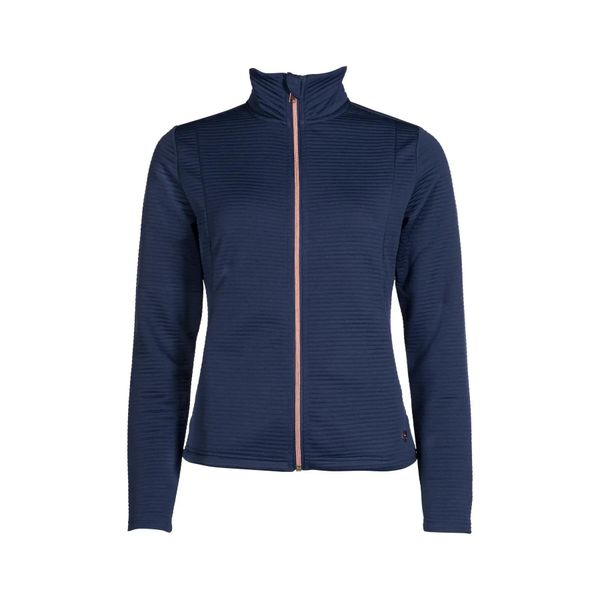 Damska kurtka jeździecka HKM Yvonne. Niebieskie kurtki HKM, l, bez wzorów, z materiału, eleganckie, bez kaptura. Za 249.00 zł.