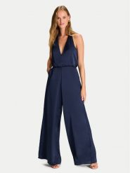Hey Kyla Kombinezon 3AJ002HK Granatowy Wide Leg. Niebieskie sukienki Hey Kyla, bez wzorów, z syntetyku, bez kołnierzyka, bez ramiączek. Za 1,019.00 zł.