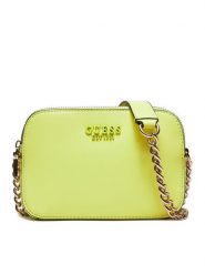 Guess Torebka Sarita (VG) HWVG93 27140 Żółty. Żółte kopertówki Guess, z aplikacjami, ze skóry, wizytowe, bez dodatków. Za 339.99 zł.