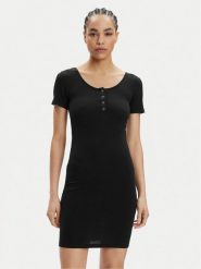 Pieces Sukienka codzienna Kitte 17146324 Czarny Slim Fit. Czarne sukienki Pieces, na co dzień, xxs, bez wzorów, z bawełny, bez kołnierzyka, bez ramiączek, proste. Za 69.99 zł.