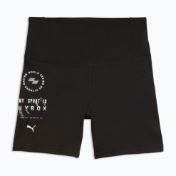 Spodenki treningowe damskie PUMA Hyrox Tad Essential Tight. Czarne szorty sportowe Puma, bez wzorów. Za 149.99 zł.
