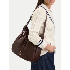 Torebka Beverly Hills Polo Club. Brązowe torebki klasyczne Beverly Hills Polo Club, bez wzorów, klasyczne, bez dodatków. Za 229.99 zł.