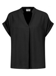 Sublevel Bluzka w kolorze czarnym rozmiar: S. Czarne bluzki Sublevel, s, bez wzorów, bez kołnierzyka, bez ramiączek. Za 74.11 zł.