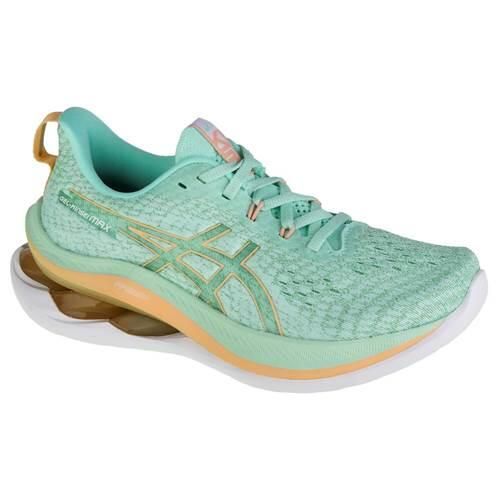 Buty do biegania damskie Asics Gel-kinsei Max. Zielone buty do biegania ASICS, bez wzorów, z gumy, bez zapięcia, do biegania. Za 933.25 zł.