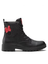 Geox Trapery J Casey G. C J2620C 000BC C9999 D Czarny. Czarne traperki Geox, bez wzorów, ze skóry, bez obcasa, bez zapięcia. Za 399.99 zł.