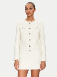 Morgan Marynarka 251-VOYA Écru Slim Fit. Marynarki i żakiety Morgan, bez wzorów, z syntetyku, bez ramiączek. Za 359.99 zł.