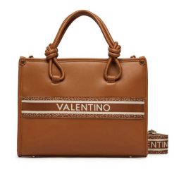 Torebka Valentino. Brązowe torebki klasyczne Valentino, bez wzorów, klasyczne, bez dodatków. Za 609.99 zł.