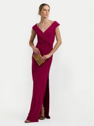 Lauren Ralph Lauren Sukienka wieczorowa 253863940017 Różowy Slim Fit. Czerwone sukienki Lauren Ralph Lauren, bez wzorów, z syntetyku, wizytowe, bez kołnierzyka, bez ramiączek. Za 1,299.00 zł.