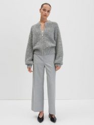 Someday Spodnie "Cevil" w kolorze jasnoszarym rozmiar: 36. Szare spodnie materiałowe someday., bez wzorów, z materiału, z podwyższonym stanem. Za 161.45 zł.