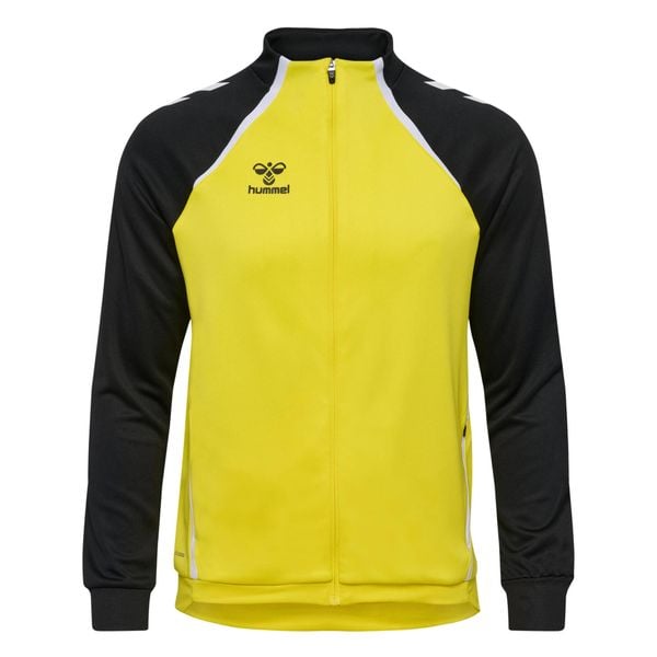 Bluza dresowa zapinana na zamek błyskawiczny Hummel Lead 2.0. Czarne bluzy bez kaptura Hummel, bez wzorów, z dresówki, bez kaptura. Za 212.50 zł.