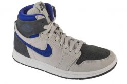 Buty sportowe Sneakersy damskie, Air 1 W Zoom CMF 2. Białe buty treningowe Jordan, bez wzorów, z materiału, bez zapięcia, trekkingowe. Za 549.99 zł.