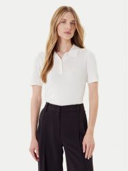 Calvin Klein Sweter LV044C341G Biały Regular Fit. Białe swetry Calvin Klein, s, bez wzorów, z wiskozy, bez ramiączek. Za 269.99 zł.