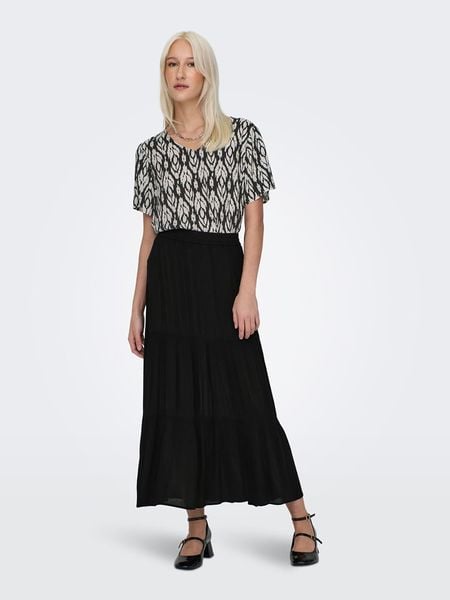 ONLY Spódnica w kolorze czarnym rozmiar: XL. Czarne spódnice ONLY, xl, bez wzorów, z wiskozy, maxi. Za 109.95 zł.