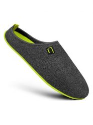 Nanga shoes Kapcie w kolorze szaro-zielonym rozmiar: 41. Szare kapcie Nanga shoes, bez wzorów, z materiału. Za 118.56 zł.