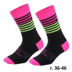 Skarpetki rowerowe unisex madani Toucan. Czarne skarpetki MADANI, bez wzorów. Za 9.99 zł.