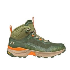Buty trekkingowe Garmont 9.81 Engage Gtx mid. Zielone trekkingi Garmont, bez wzorów, bez zapięcia. Za 904.00 zł.
