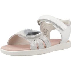 Sandały GARVALIN 252424G Biały. Białe sandały GARVALIN, bez wzorów, z materiału, bez obcasa, bez zapięcia. Za 154.99 zł.