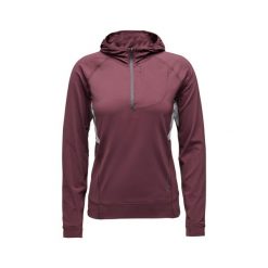 Bluza damska z kapturem Black Diamond Alpenglow Pro. Czerwone bluzy Black Diamond, bez wzorów, sportowe, bez ramiączek, z kapturem. Za 471.30 zł.