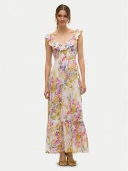 Vero Moda Sukienka letnia Dicthe 10323628 Kolorowy Regular Fit. Sukienki Vero Moda, s, bez wzorów, z bawełny, bez kołnierzyka, bez ramiączek. Za 149.99 zł.