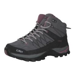 Buty trekkingowe damskie CMP 66UN Rigel Mid Wmn Trekking. Szare buty trekkingowe CMP, z materiału, za kostkę, bez zapięcia. Za 396.00 zł.