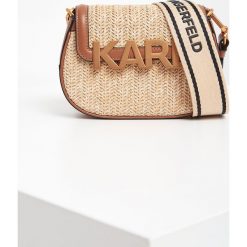 Torebka KARL LAGERFELD. Brązowe torebki klasyczne KARL LAGERFELD, z aplikacjami, duże, bez dodatków. Za 1,469.00 zł.