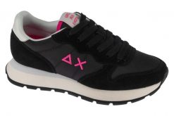 Buty sportowe Sneakersy damskie, Ally Solid. Czarne buty treningowe SUN68, bez wzorów, z materiału, przed kostkę, bez zapięcia, trekkingowe. Za 399.99 zł.