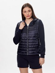Tommy Hilfiger Kurtka puchowa WW0WW38072 Granatowy Regular Fit. Niebieskie kurtki Tommy Hilfiger, s, bez wzorów, z puchu, bez kaptura. Za 569.99 zł.
