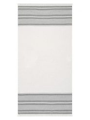 Egeria Chusta hammam "Pestemal" w kolorze biało-ciemnoszarym rozmiar: 80x180 cm. Białe chusty Egeria, bez wzorów, z bawełny. Za 26.99 zł.