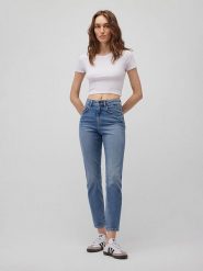 MAVI Dżinsy "Star" - Skinny fit - w kolorze niebieskim rozmiar: W25/L27. Niebieskie jeansy Mavi, l, bez wzorów, klasyczne, z podwyższonym stanem. Za 95.95 zł.