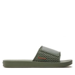 Klapki Ipanema. Zielone klapki Ipanema, bez wzorów, bez obcasa, bez zapięcia. Za 119.99 zł.